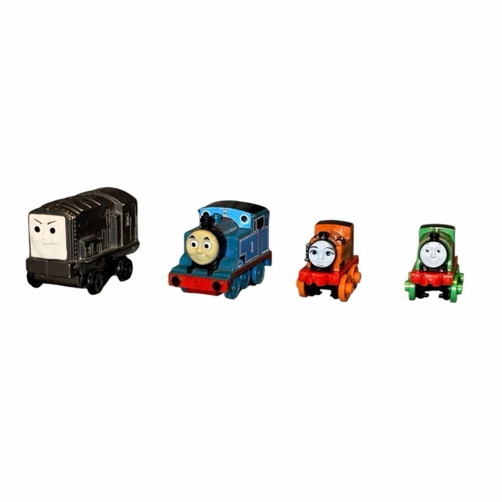 Thomas & Friends MINIS 4pc Train Lot THOMAS PERCY CLASSIC DIESEL NIA Mini Engine